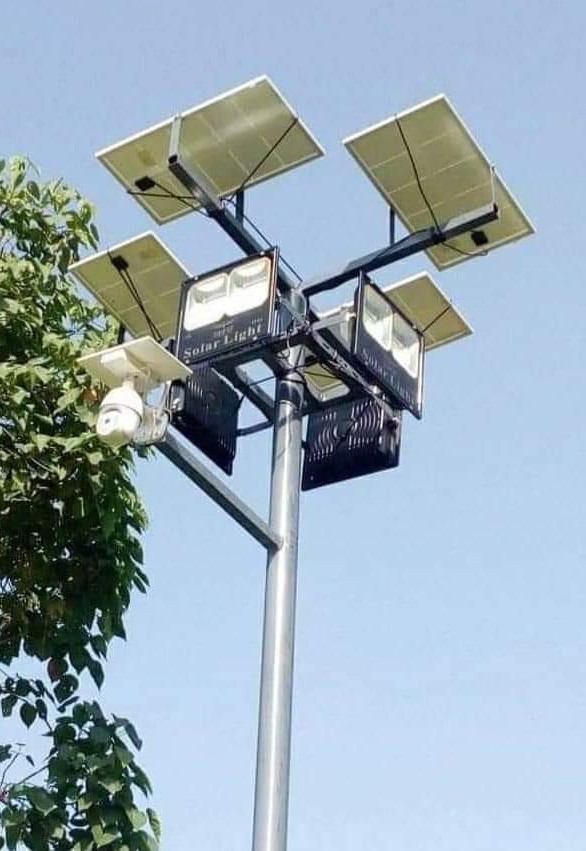 3‑Light Solar Tower